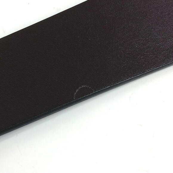 BURBERRY TB logo Buckle belt for bottoms belt Leather Black/SilverHardware - Picture 12 of 12